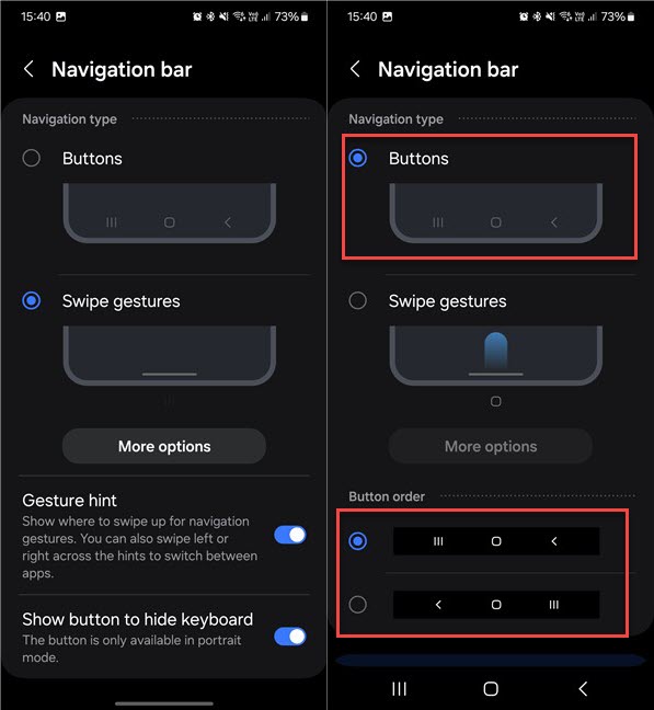 How to get back the navigation bar on Android (including Samsung Galaxy)