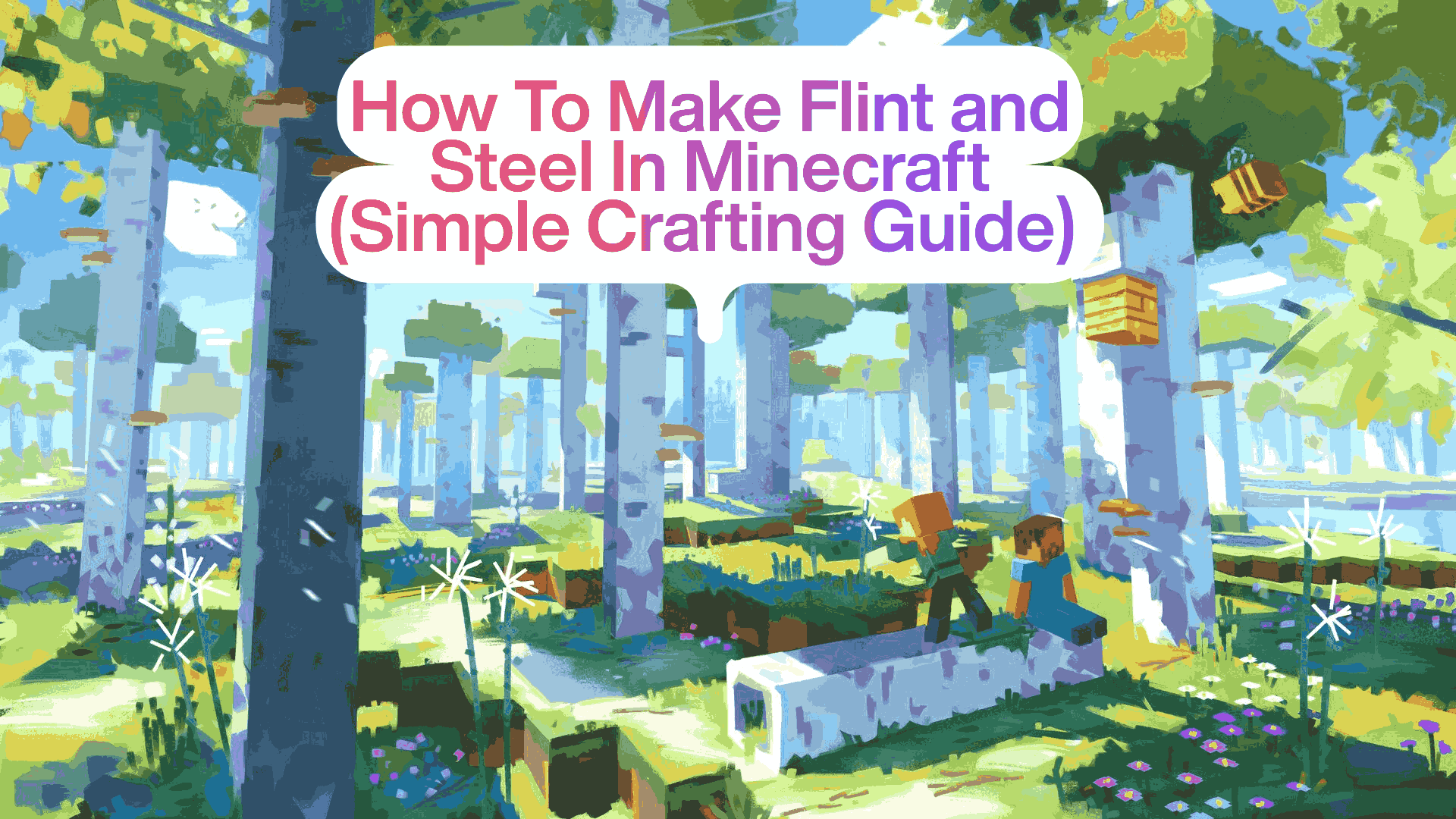How To Make Flint And Steel In Minecraft (Simple Crafting Guide)