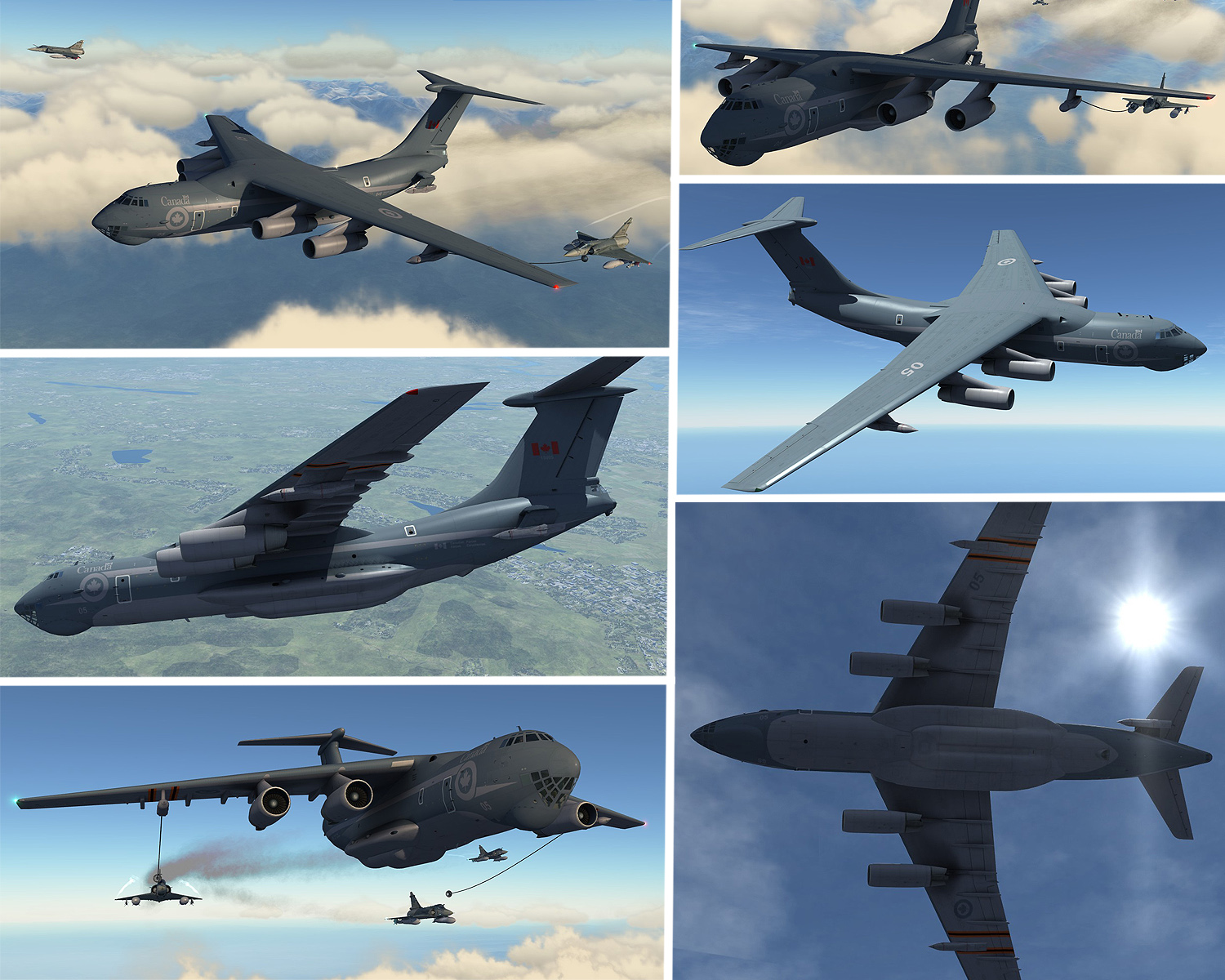 IL-78m - Fictional RCAF CC-150 Polaris grey skin