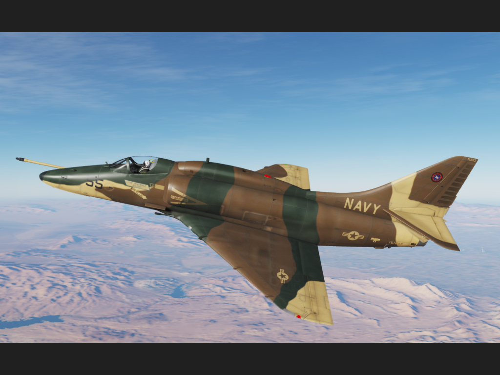 Airfix Top Gun Jester's A4 Skyhawk 172 Scale Plastic Model Plane Kit A00501