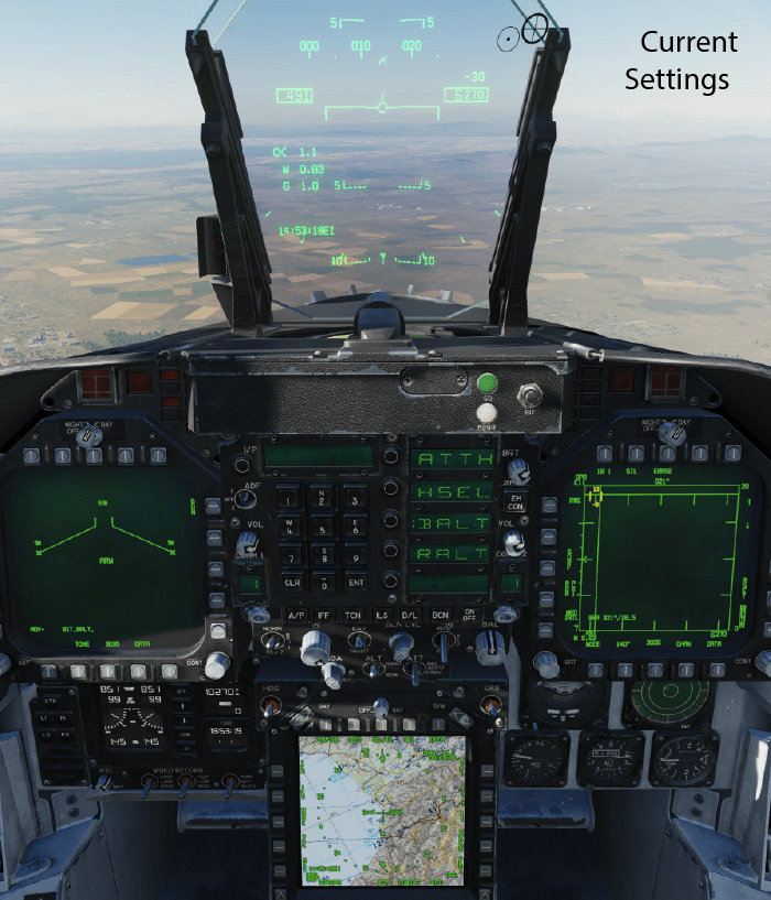 F 18 Cockpit Diagram