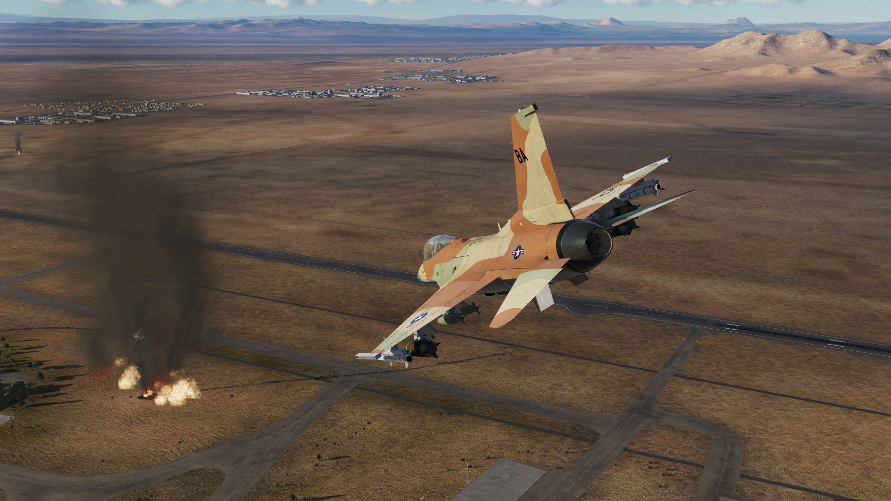 Iron Eagle F16 skin as seen on Chappy's and Doug's F16