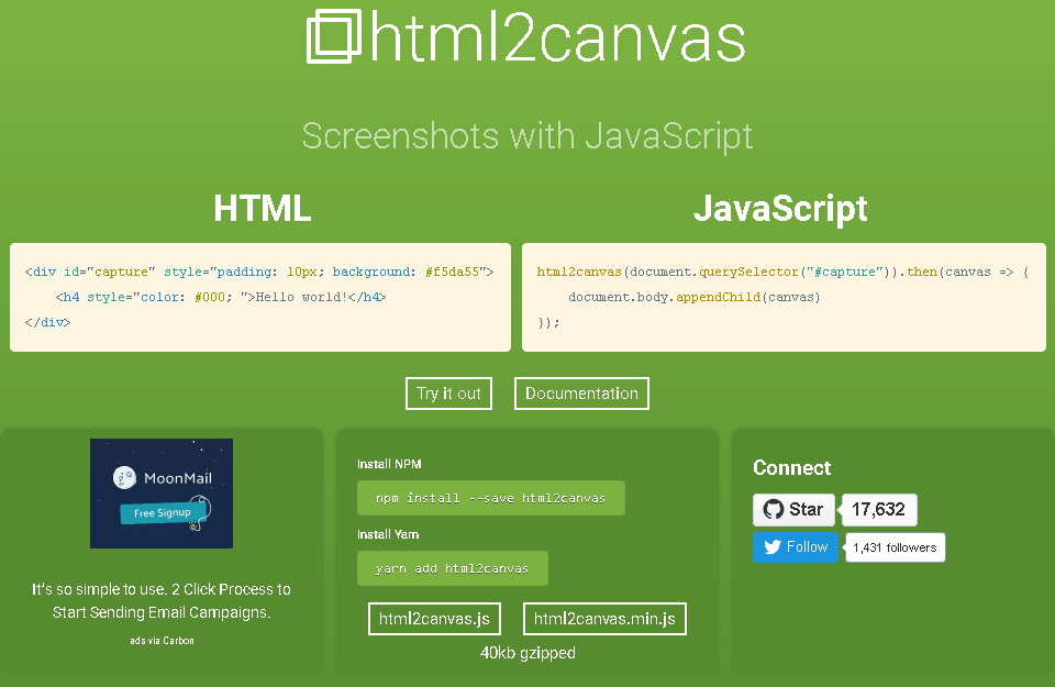 12 Best Screen Capture Javascript Plugins and Tutorials