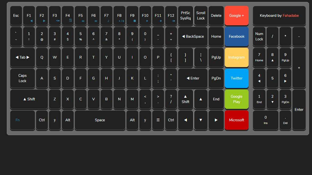 10+ Best Keyboard HTML and CSS
