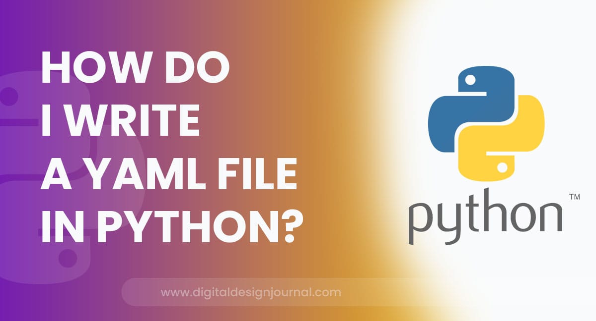 How do I write a YAML file in Python?