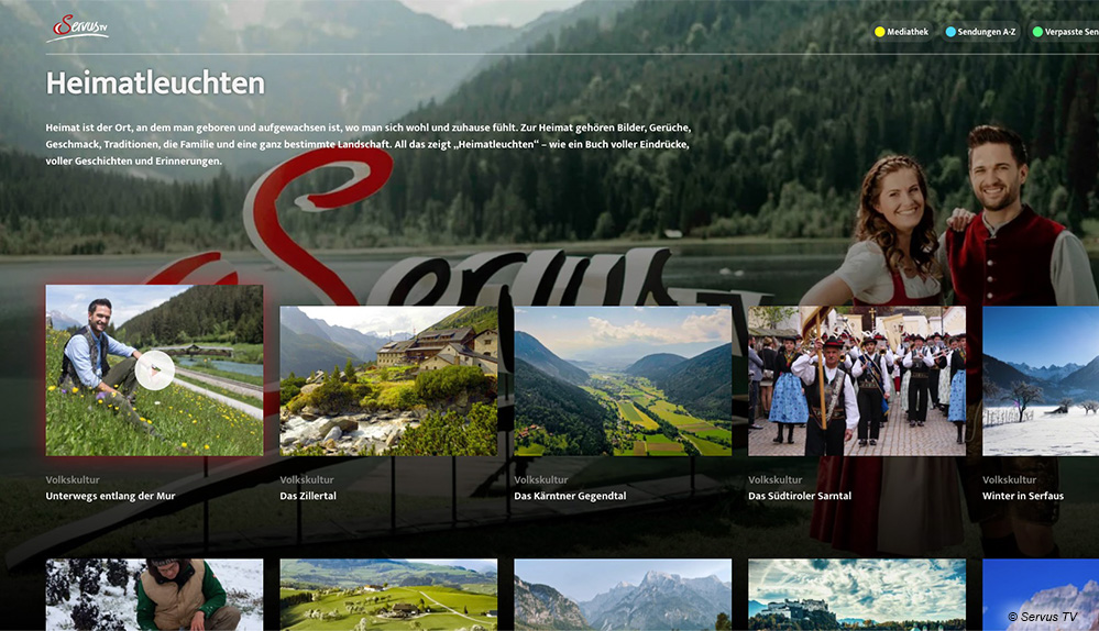 ServusTV startet neues HbbTVAngebot auch in Deutschland DIGITAL