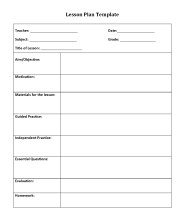 Lesson Plan Template Pages Get Free Templates