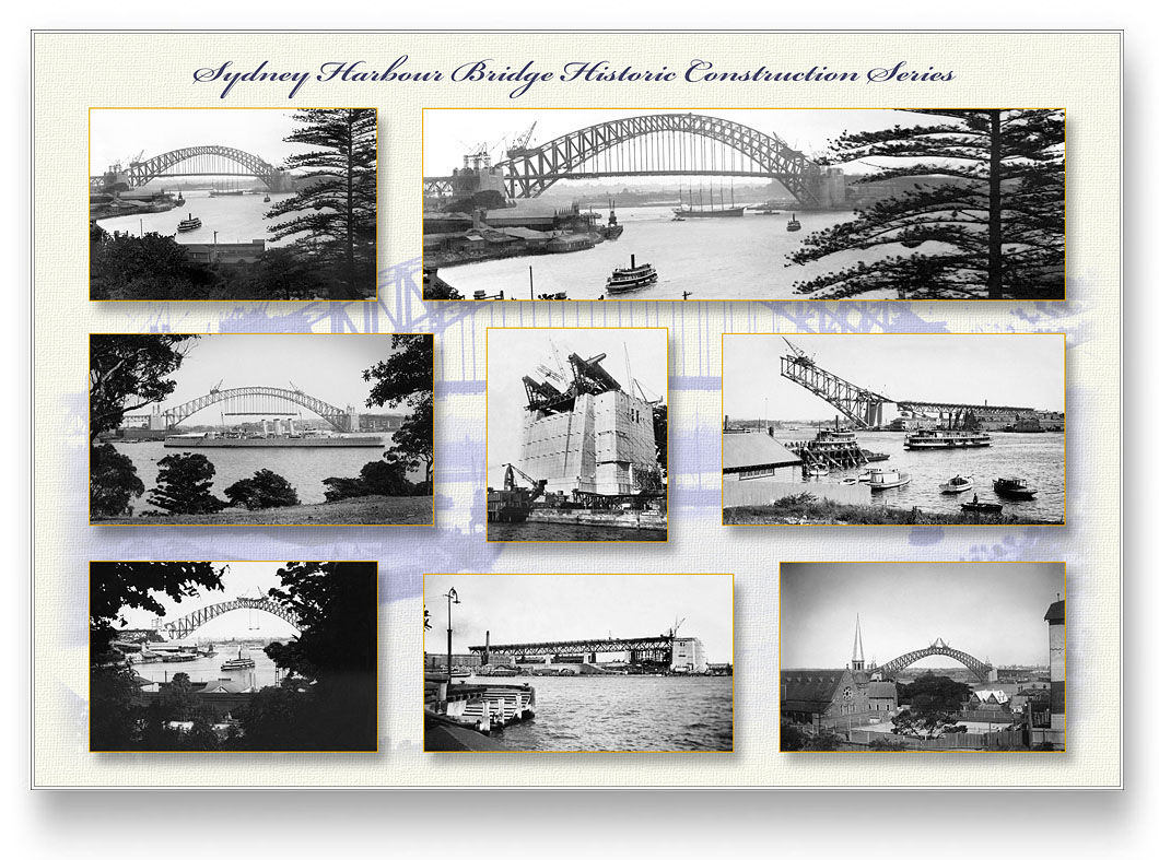 Sydney Harbour Bridge Historic Photos 80th Anniversary