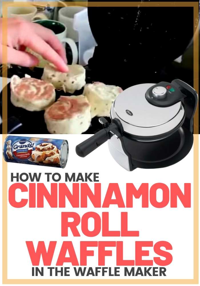 Cinnamon Roll Waffles Recipe Easy Kid Breakfast Digital Mom Blog