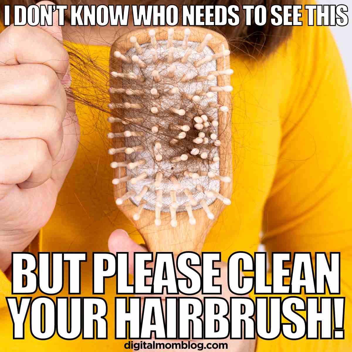 How To Clean Your Hairbrush In 4 Easy Steps