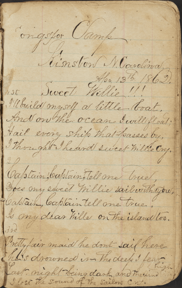 Civil War Diary Added to DigitalNC · DigitalNC