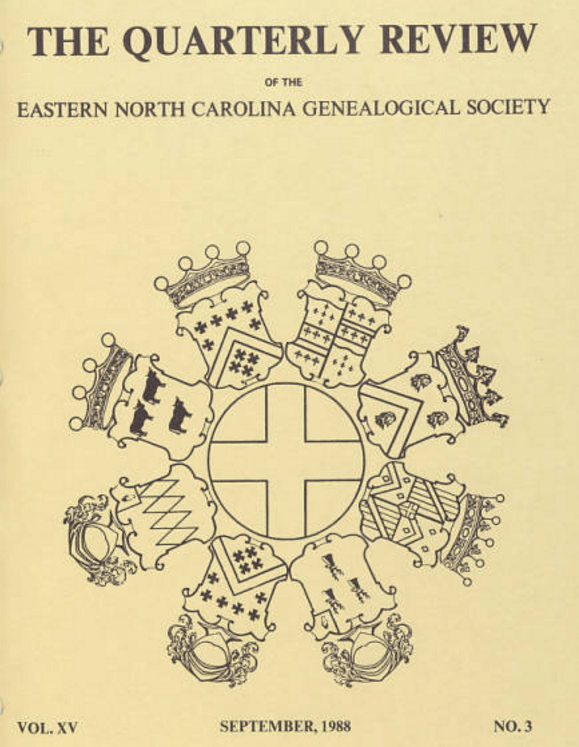 The Quarterly Review of the Eastern North Carolina Genealogical Society