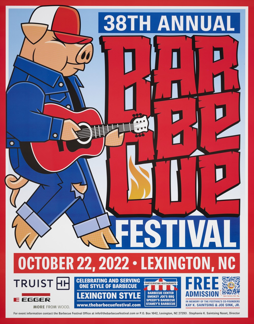 Latest Lexington Barbecue Festival Poster Now Available on DigitalNC! · DigitalNC