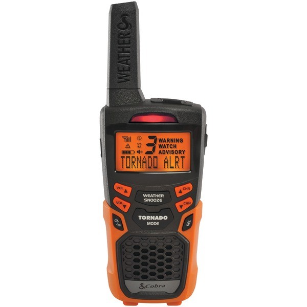 COBRASELECT CWR 200 Docking & Portable Weather Radio with SAME