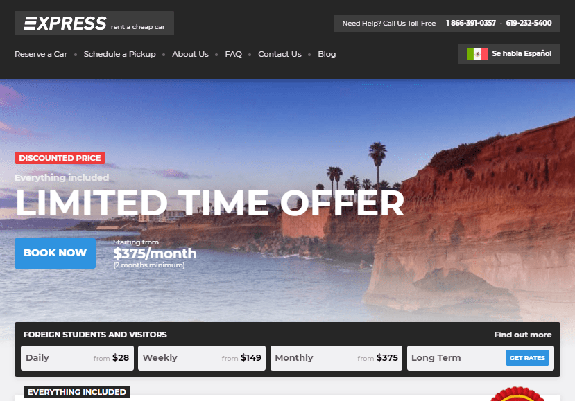 Digital Portfolios Express Rent a Cheap Car