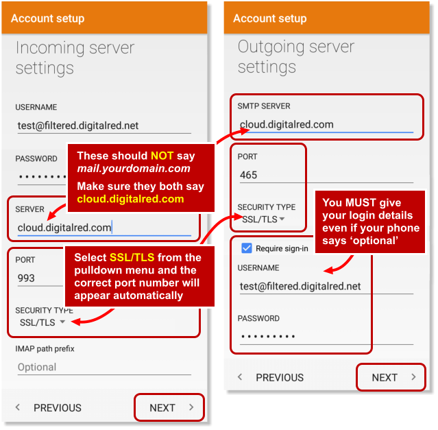 Android change email server settings nestluli