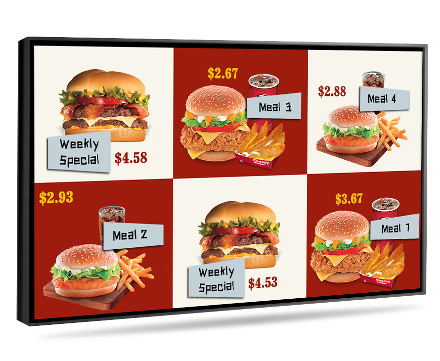 Digital Signage Digital Menu Boards Digital Signage, Touchscreen