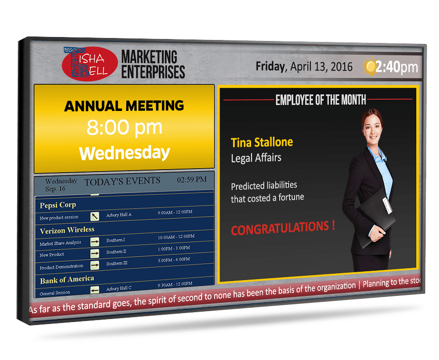 Orlando Digital Signage Digital Signage, Touchscreen Applications
