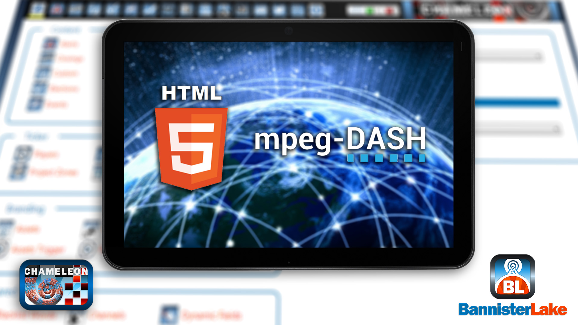 Bannister Lake Integrates MPEGDASH Streaming Protocol Into Chameleon