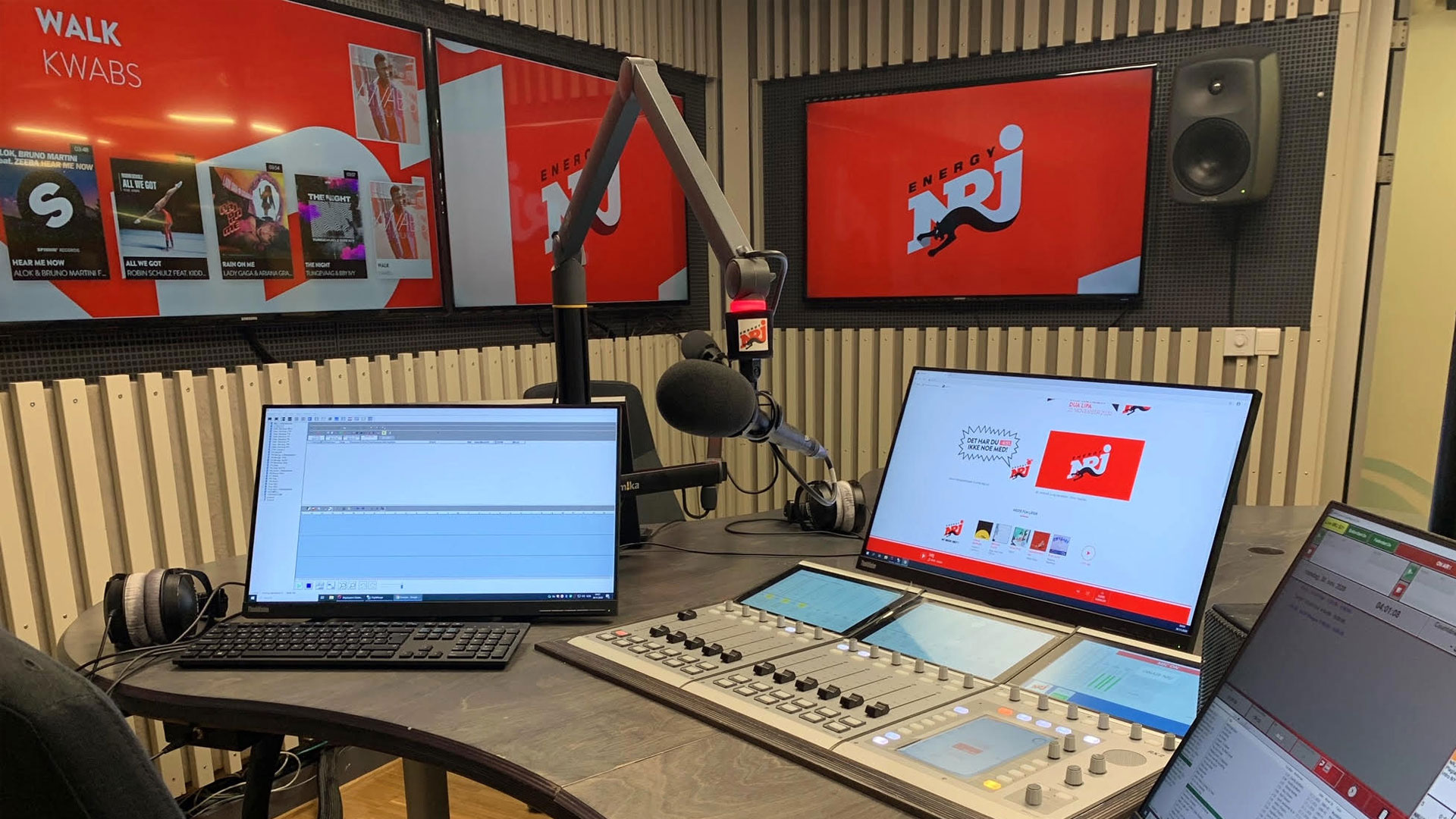 DHD Audio RX2/XC2 Audio Mixing System Goes On Air at NRJ Norway