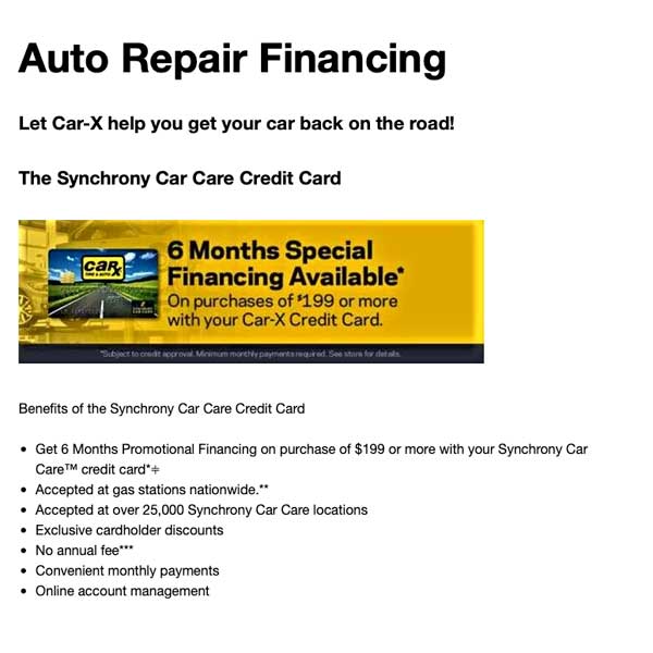 Care Credit Synchrony Credit Card / Marion Chevrolet Buick Gmc Cadillac
