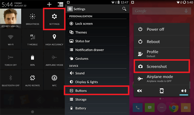 How to Take a Screenshot on a OnePlus One | Digital Trends