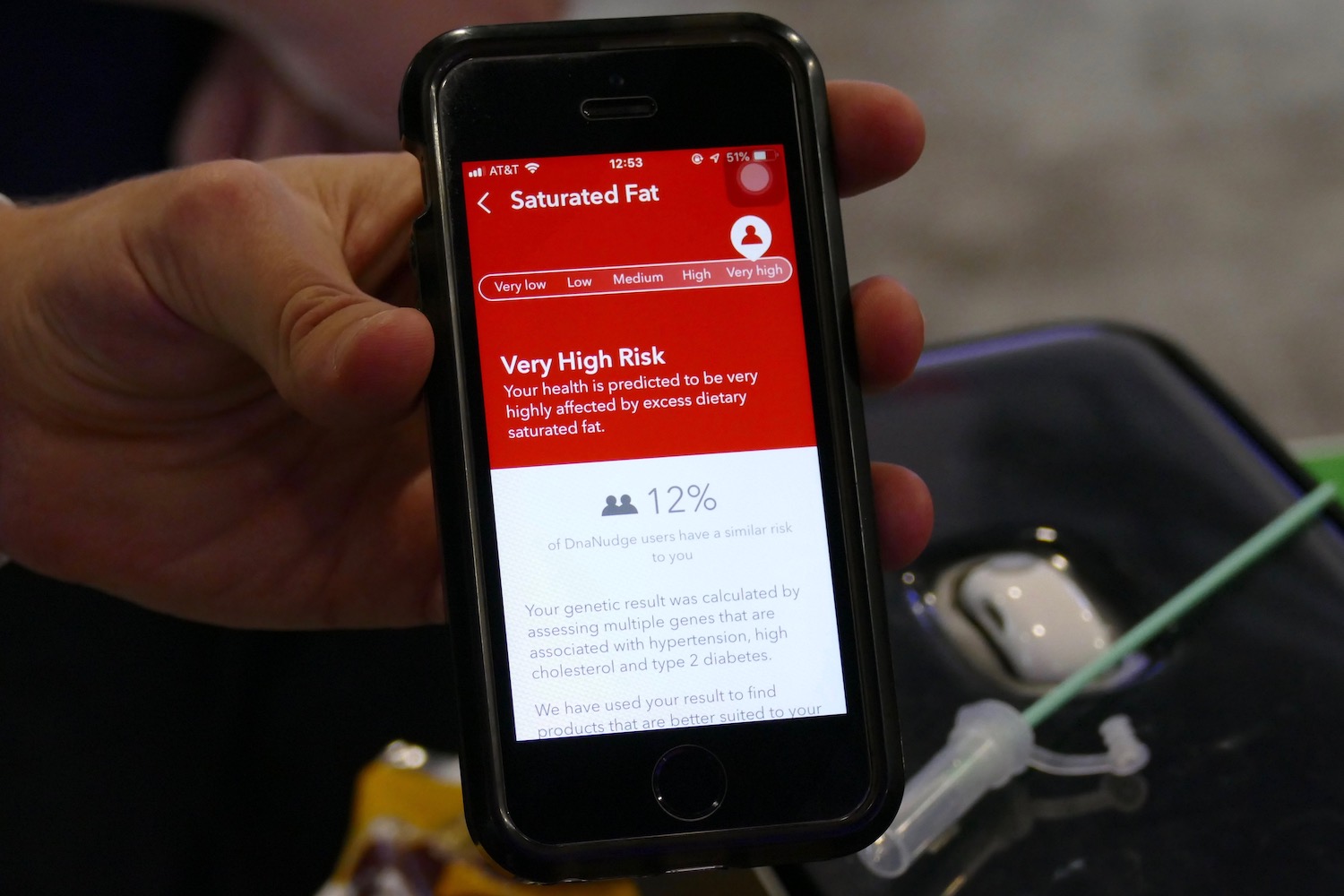 dnanudge dna shopping ces2020 high risk