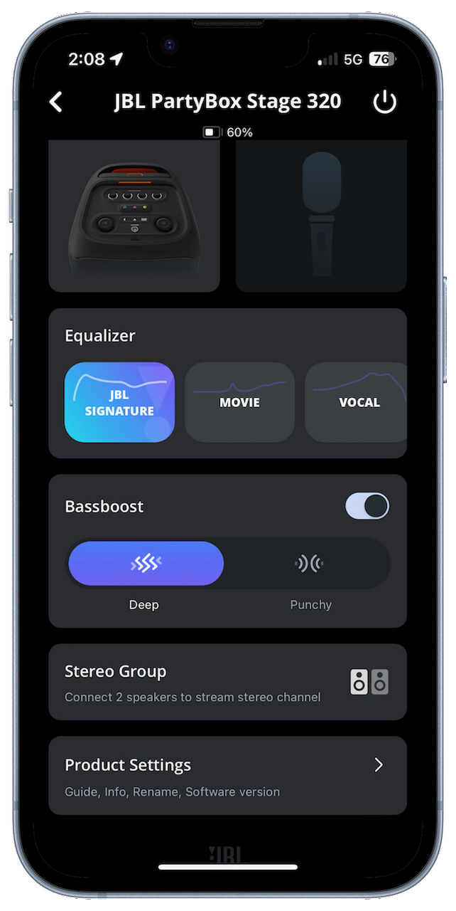 JBL PartyBox Stage 320 speaker review: power and clarity on wheels