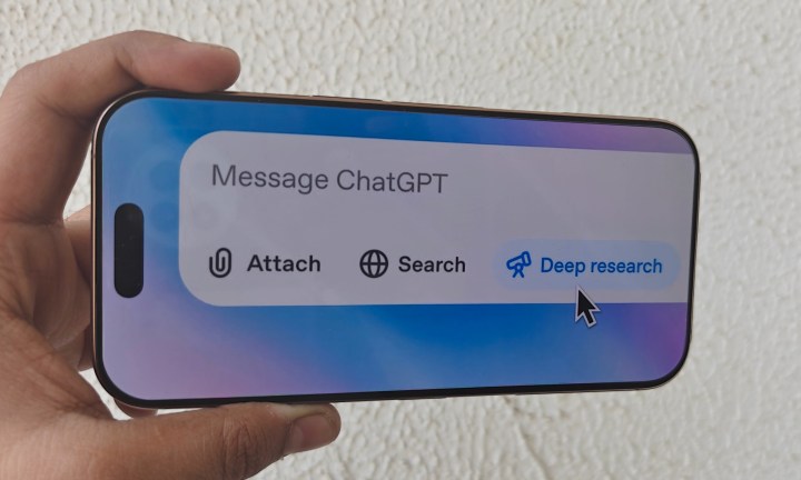 Deep Research option for ChatGPT.