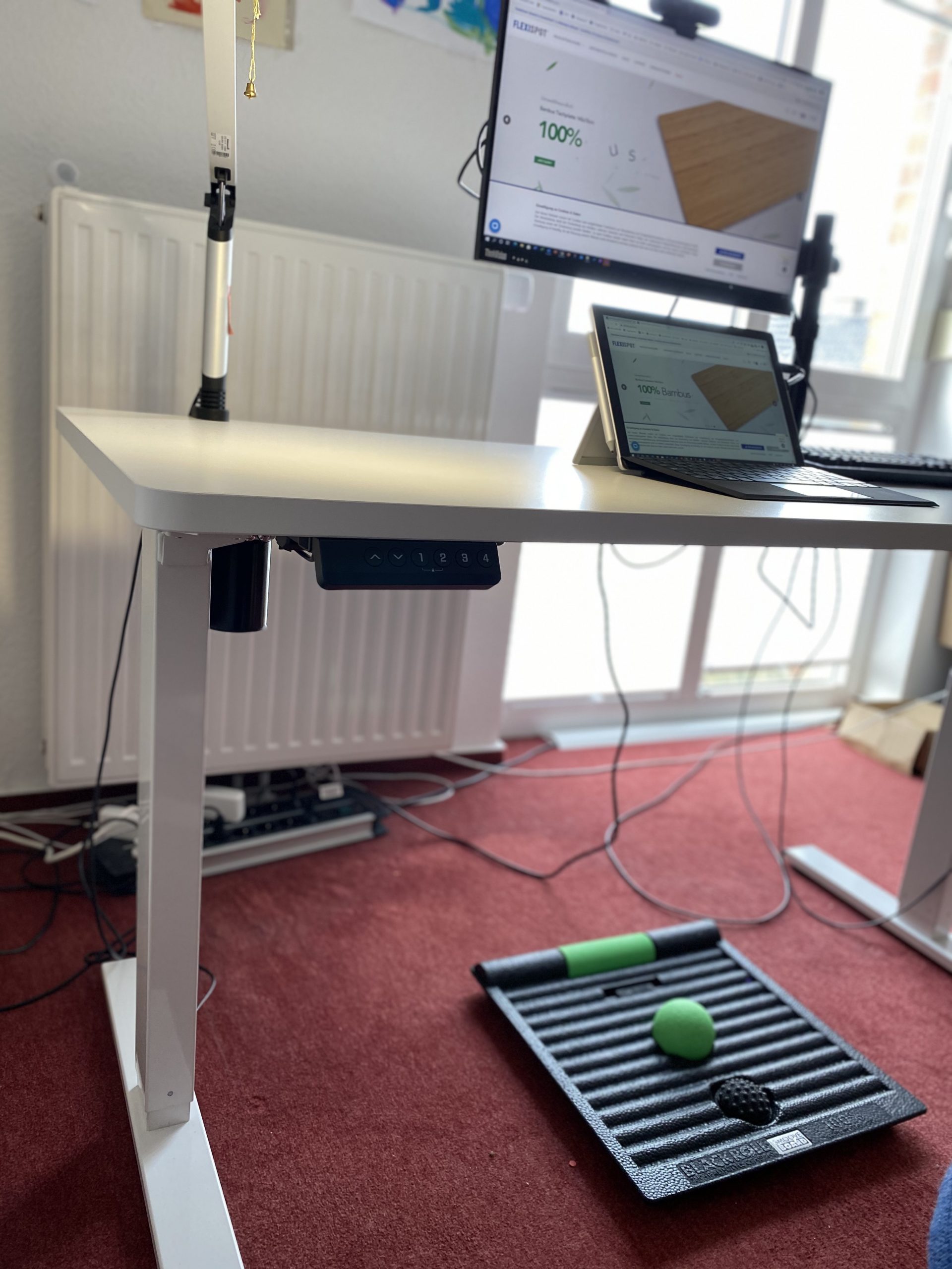 FlexiSpot EF1 im Test höhenverstellbarer Schreibtisch digitalvd.de