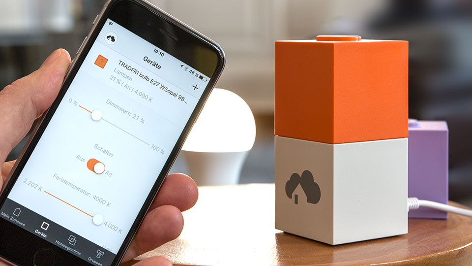 Trådfri im Test Lampen von Ikea digitalzimmer