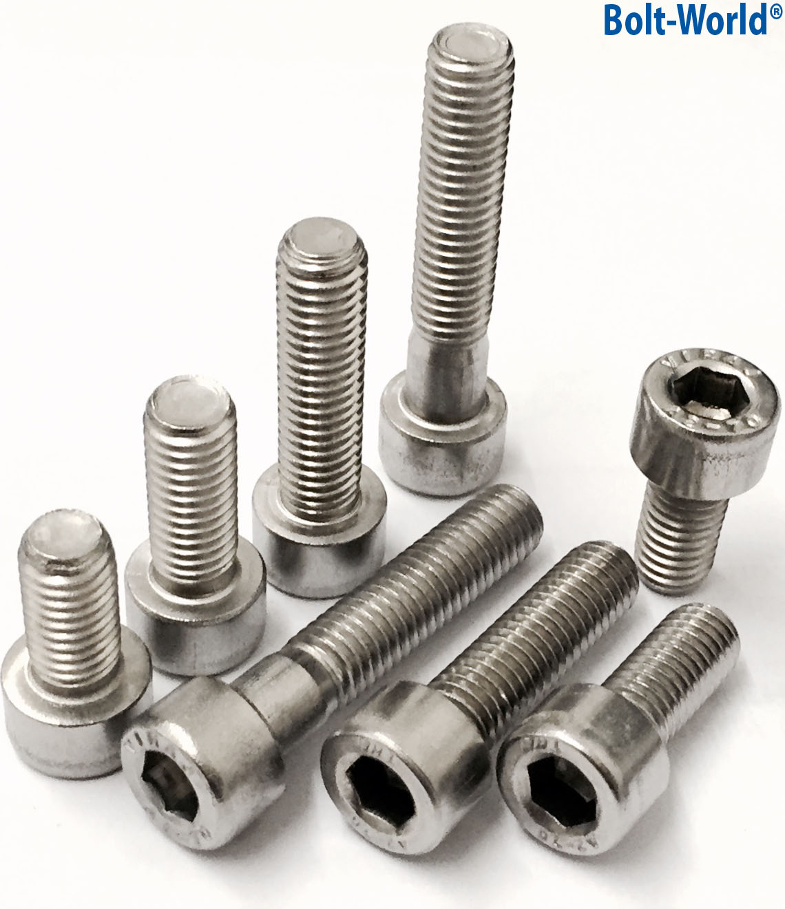 M8 / 8mm A4 MARINE GRADE STAINLESS STEEL SOCKET CAP SCREWS, ALLEN KEY