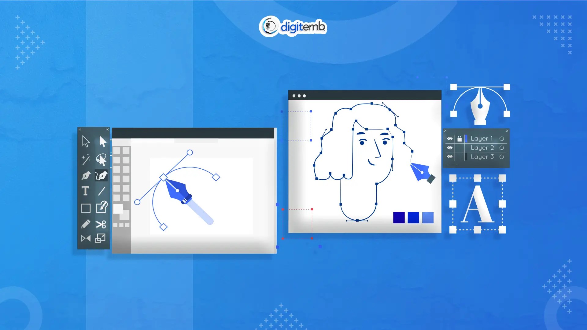 How to Turn Raster Image Into Vector With Pen Tool DigitEMB