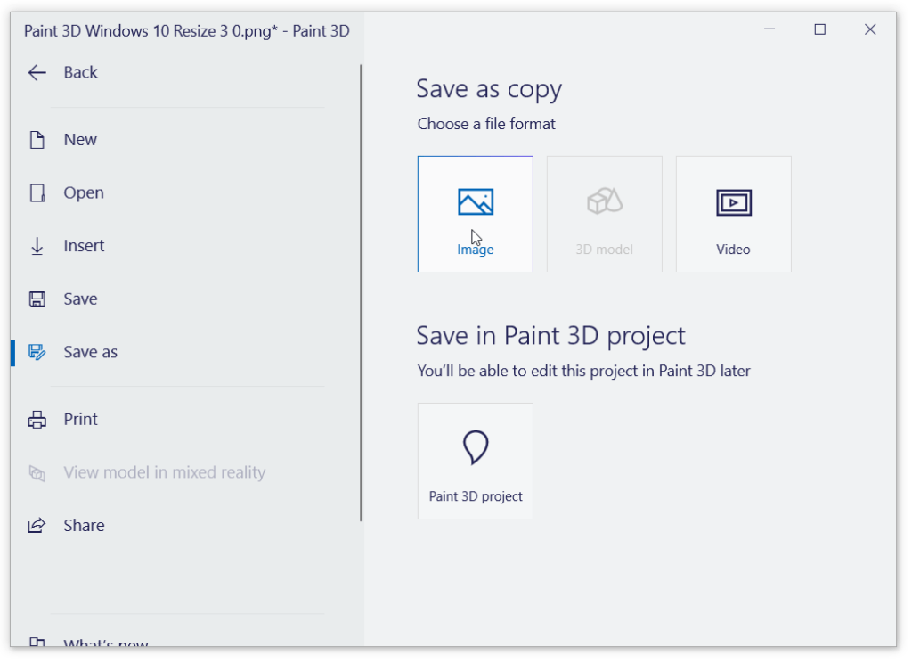 Paint 3d save location kumsk