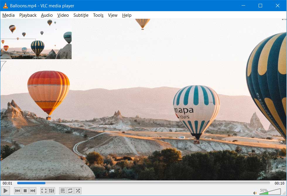 How to enable Interactive Zoom in VLC player Digitional