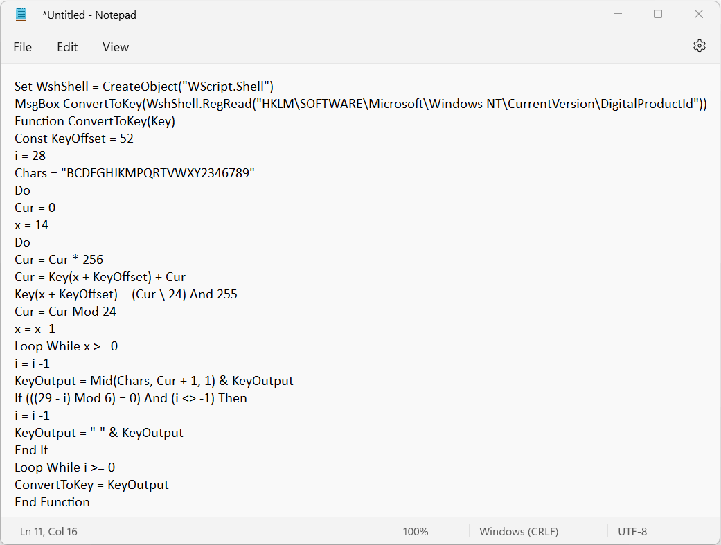 How to find Windows 11 Product Key using Command Prompt Digitional