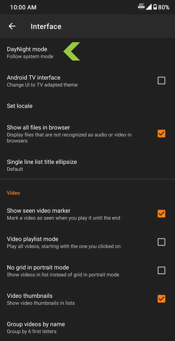 Enable Dark Mode in VLC Media Player Digitional