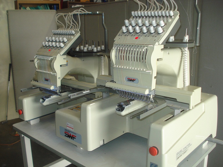 SWF 2005 SWF/B T1202D Dual Function 2 Head embroidery machine