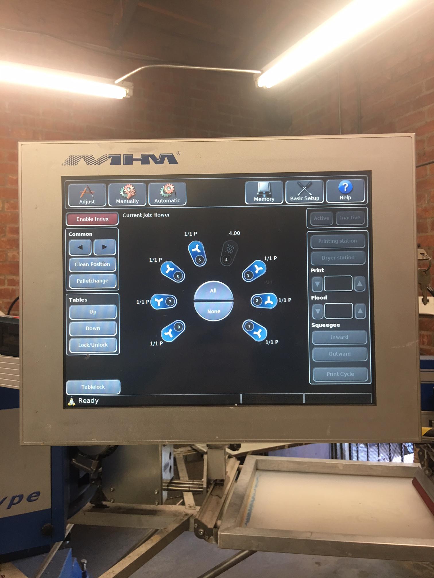 MHM Screen Printing Machine