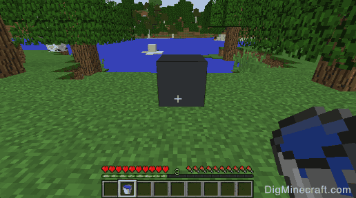 How to make Gray Concrete in Minecraft
