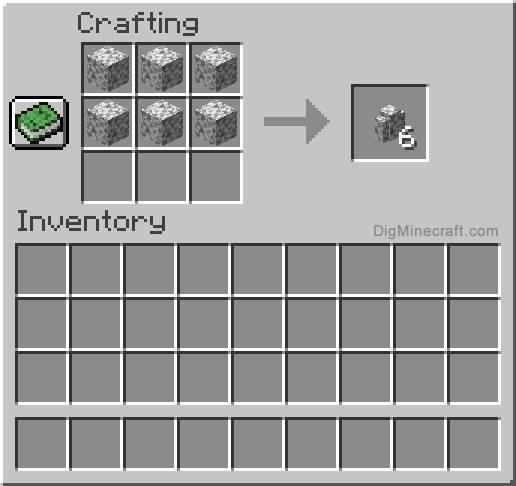 How to make a Diorite Wall in Minecraft