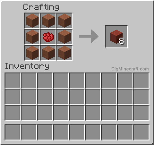 How to make Red Terracotta in Minecraft