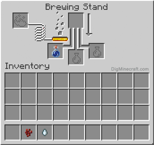 How to make a Potion of Regeneration (045) in Minecraft