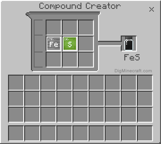 How to make Iron Sulfide in Minecraft