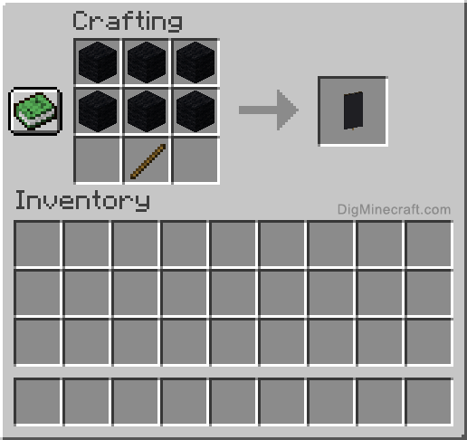 How to make a Black Banner in Minecraft