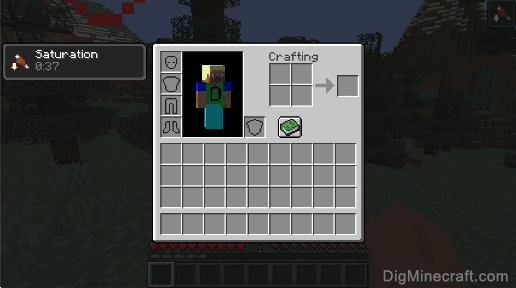 Saturation in Minecraft