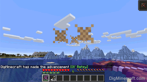 Multishot in Minecraft