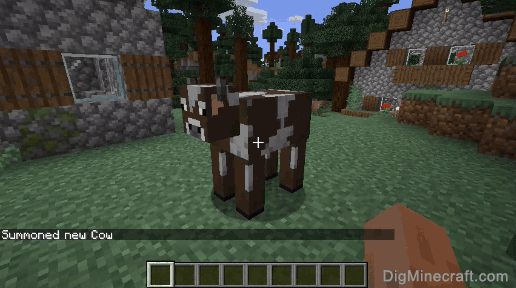 How to Summon a Cow in Minecraft