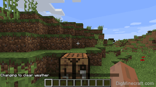 How to Set Weather to Clear in Minecraft