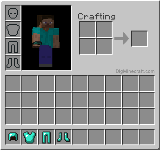 How to Put on Armor in Minecraft